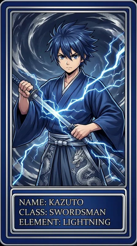 雷电剑士角色卡片——里番 | 里番动漫精选动漫角色