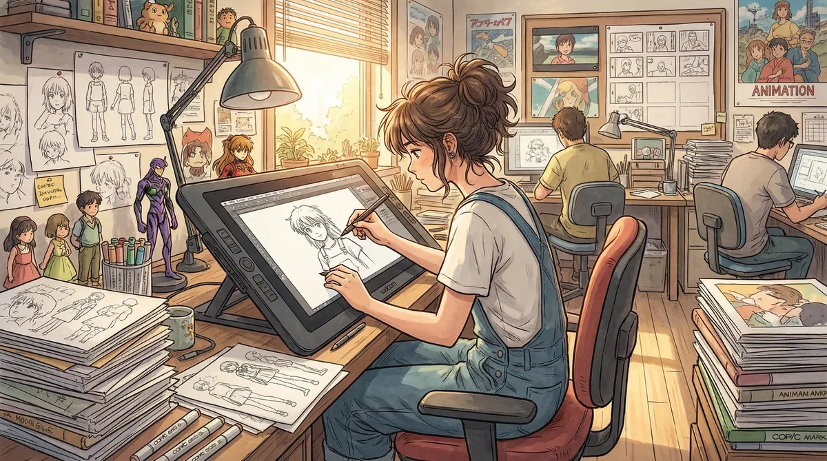 动漫创作者工作室访谈场景——里番 | 里番动漫专家观点